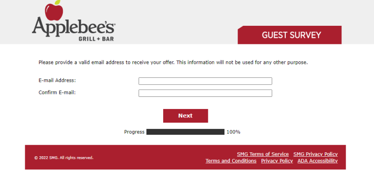Talktoapplebees | Enter Survey & Receive a Free Coupon!