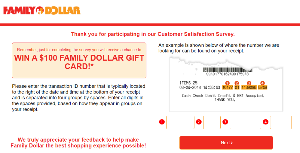 family dollar survey image