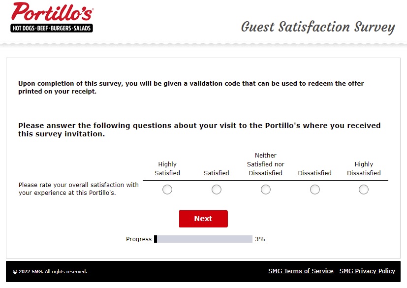 portillos customer survey image