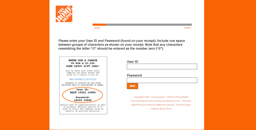 Home Depot customer feedback image