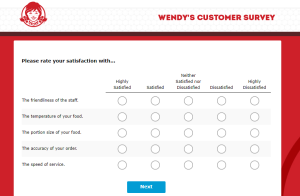TalktoWendys Survey | Win Exciting Coupons @ Wendy's!