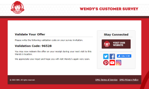 TalktoWendys Survey | Win Exciting Coupons @ Wendy's!