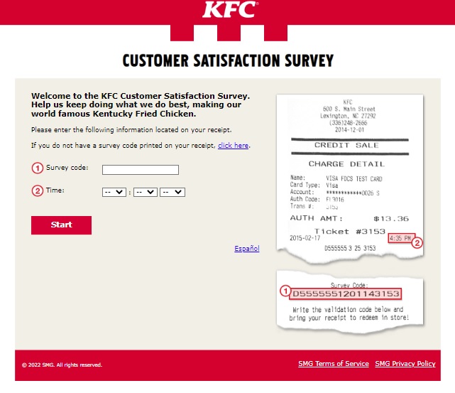 kfc customer survey image