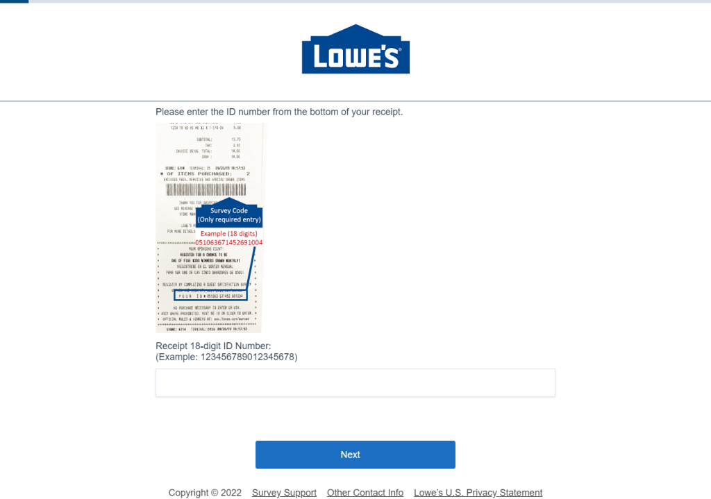 lowes Customer Survey Image