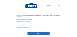 www.lowes.com/survey - Win Exclusive $500 @ Lowe's Survey