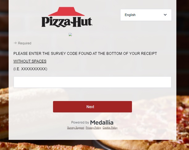 pizzahutsurvey image