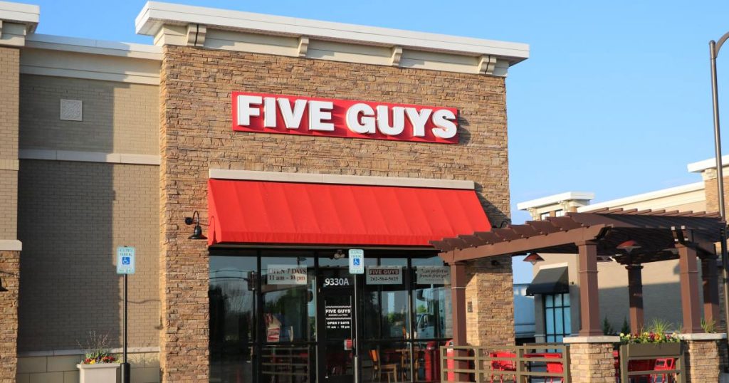 Five Guys Hours image