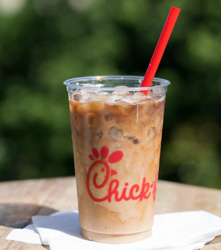 Chick-Fil-A iced coffee image