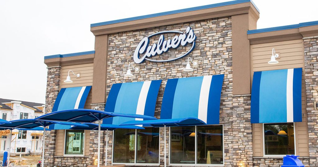 culvers dining room hours